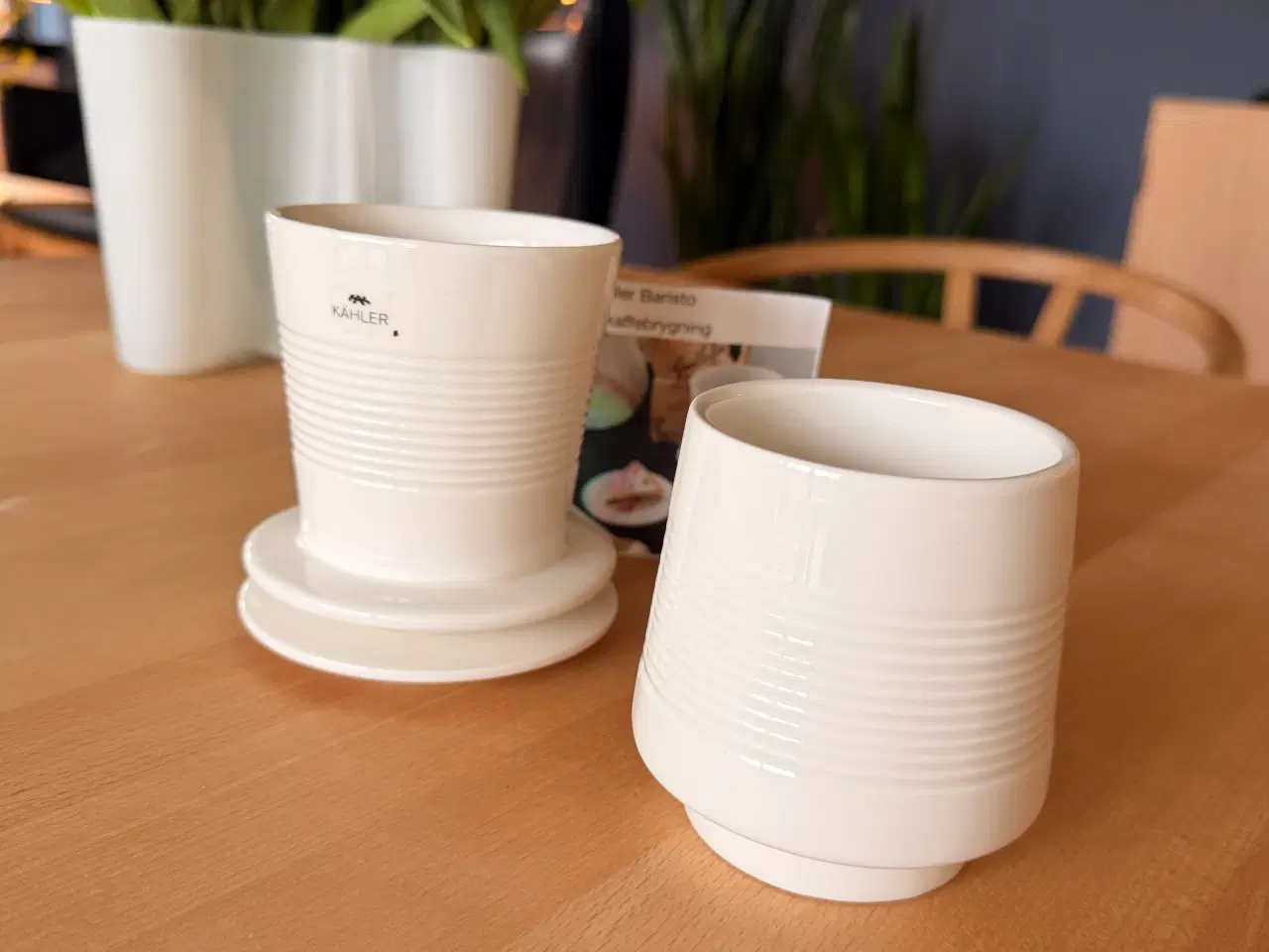 Billede 3 - Kähler kaffebrygger porcelæn hvid