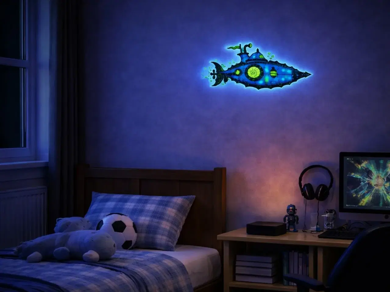 Billede 5 - Skab glæde på børneværelsets vægge (Glow in Dark)