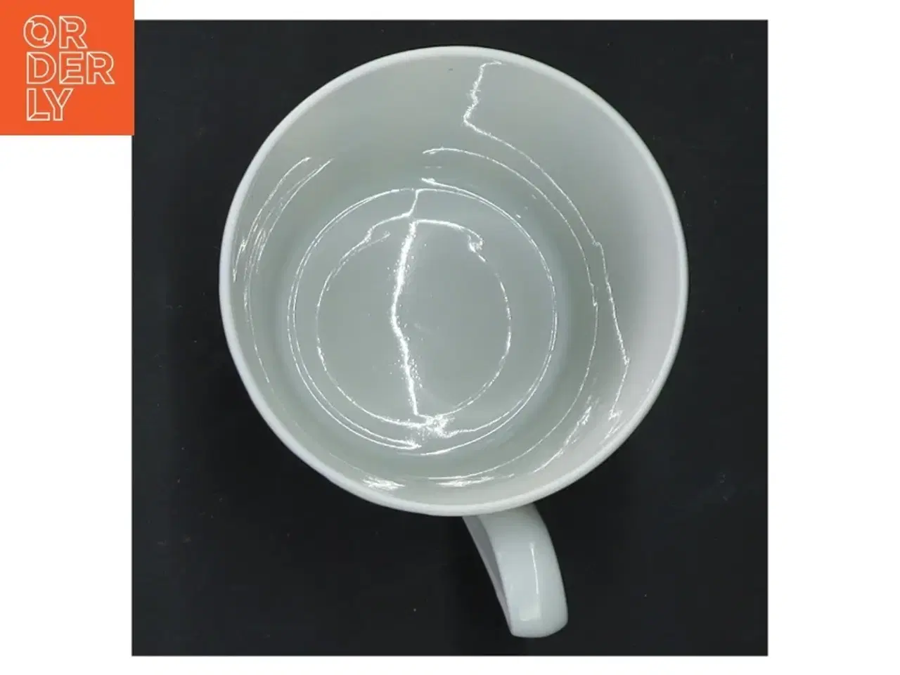 Billede 3 - Blå stribe kaffekop fra Lyngby (str. Ø 7x7 cm)