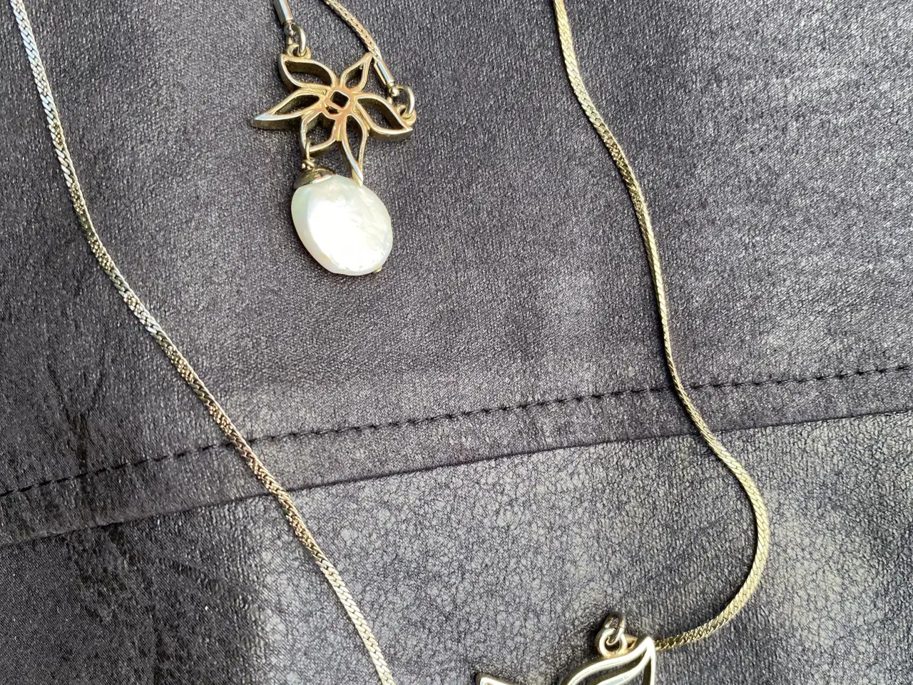 Billede 2 - Halskæde belagt med guld