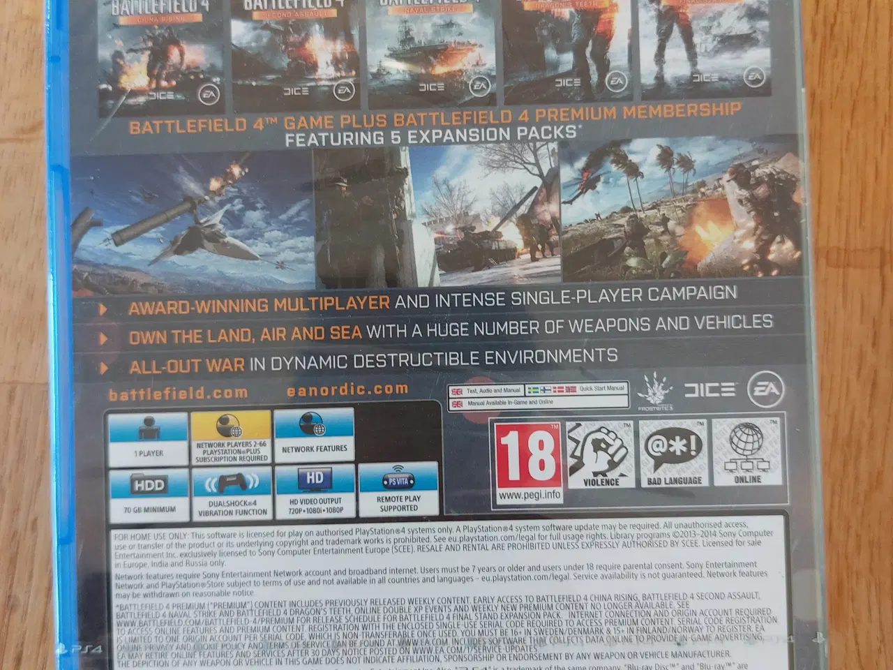 Billede 2 - PS4 Battlefield 4 Premium edition (uåbnet)