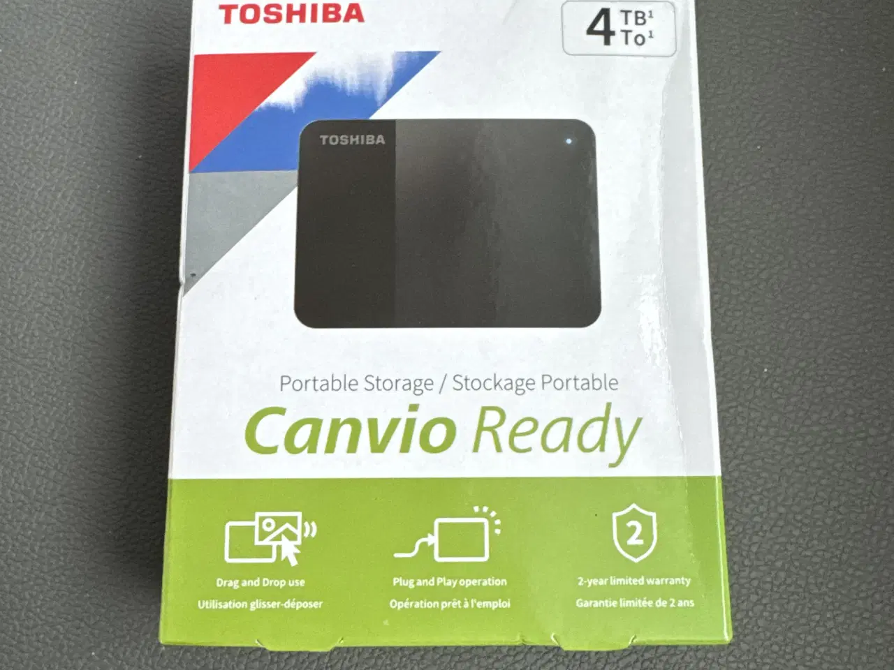 Billede 1 - Toshiba Canvio ekstern harddisk 4TB
