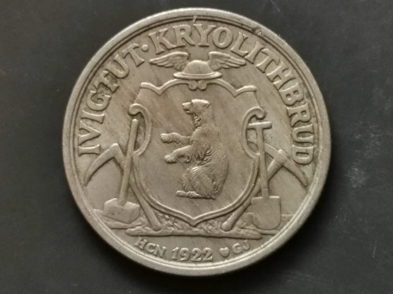 Billede 2 - 10 kr 1922 Kryolith 