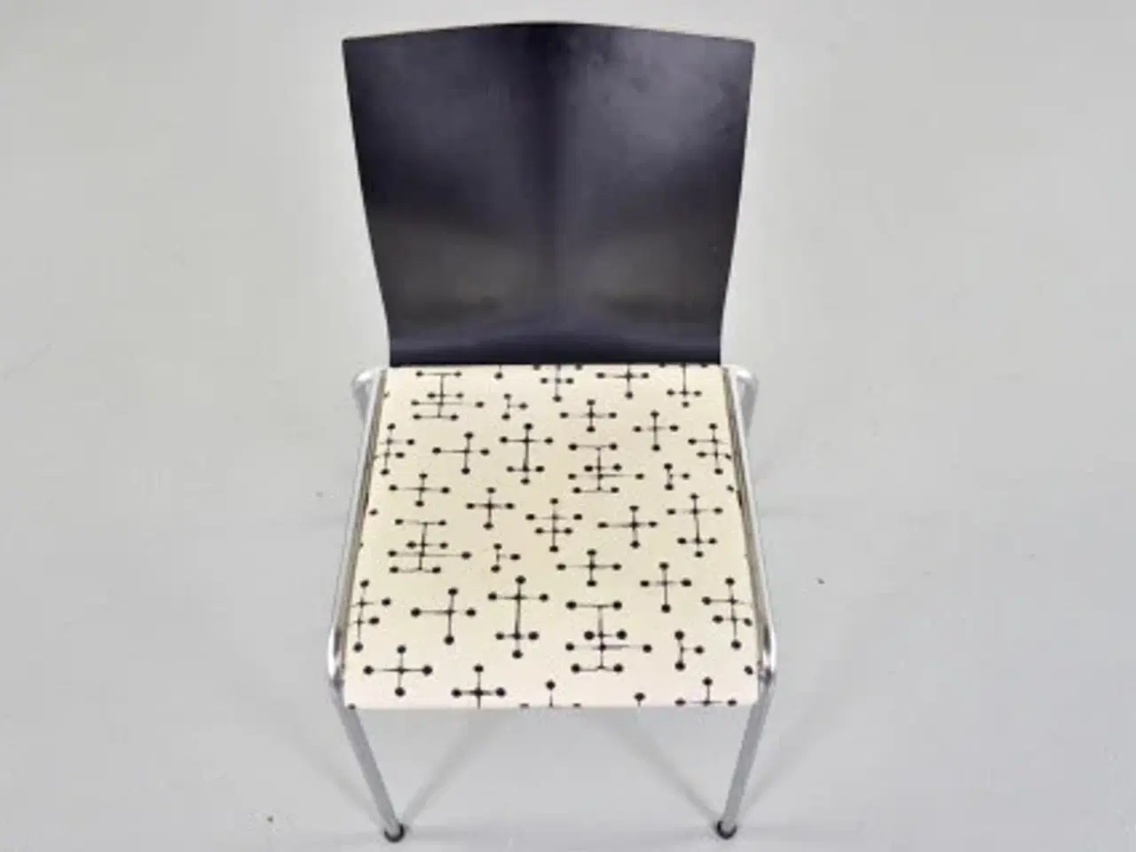 Billede 5 - Konferencestol engelbrechts chairik i sort med beige/sort polstret sæde