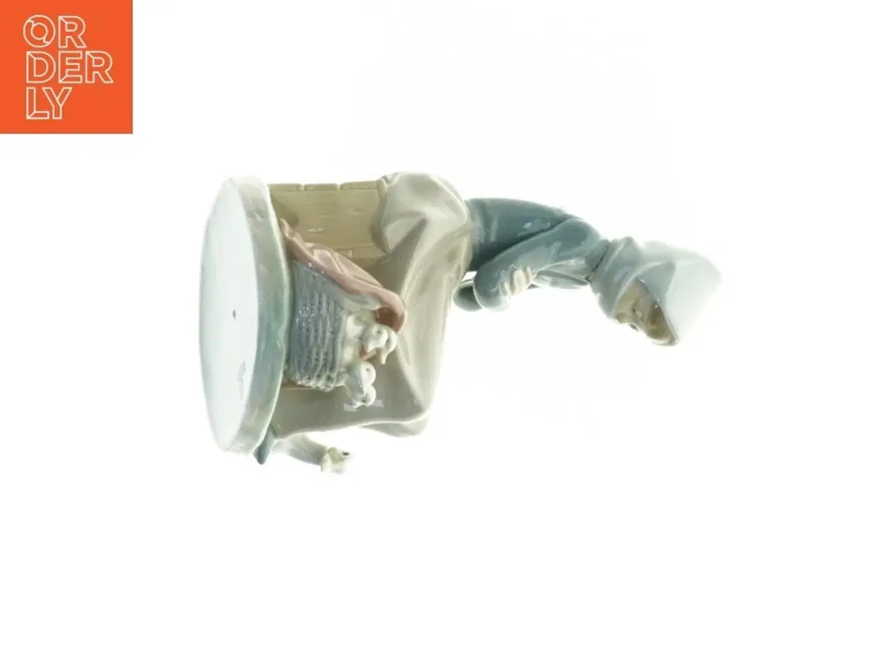 Billede 6 - Porcelænsfigur af pige med due fra Lladro (str. 21 x 13 cm)