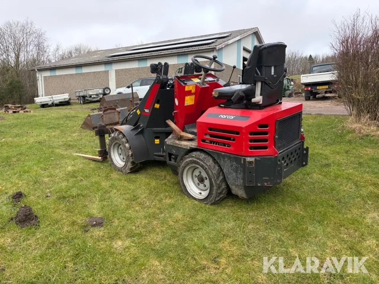 Billede 2 - Minilæsser Norcar 760 med udskud og tilbehør