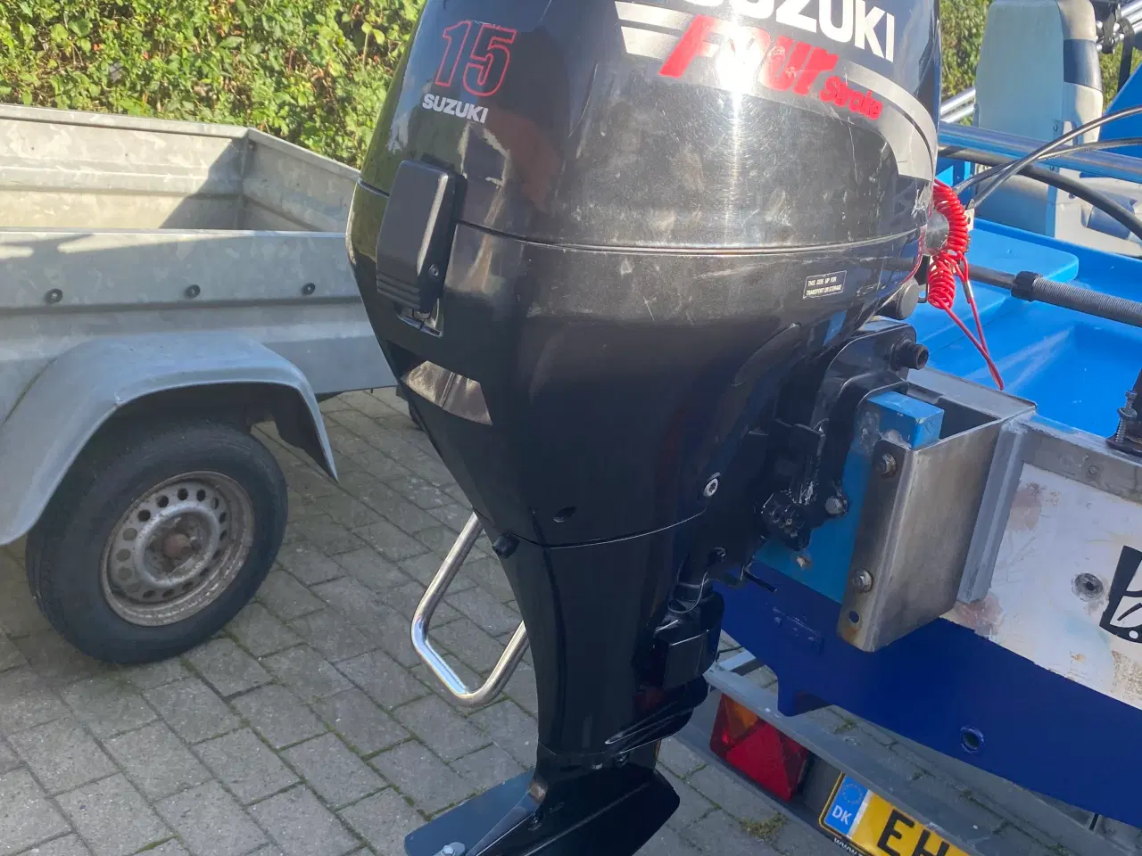 Billede 13 - Båd med trailer og motor 15hk 4 takt