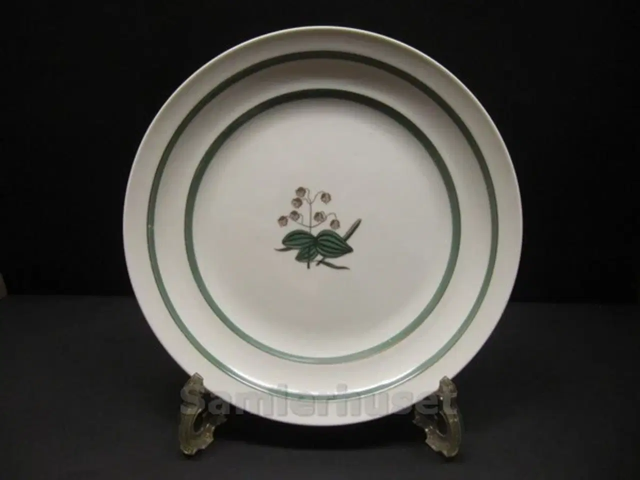 Billede 1 - Hjertegræs Kagefad Rundt 24 cm.