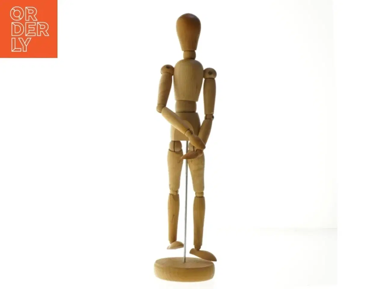 Billede 1 - Træ mannequin figur (str. 34 cm)