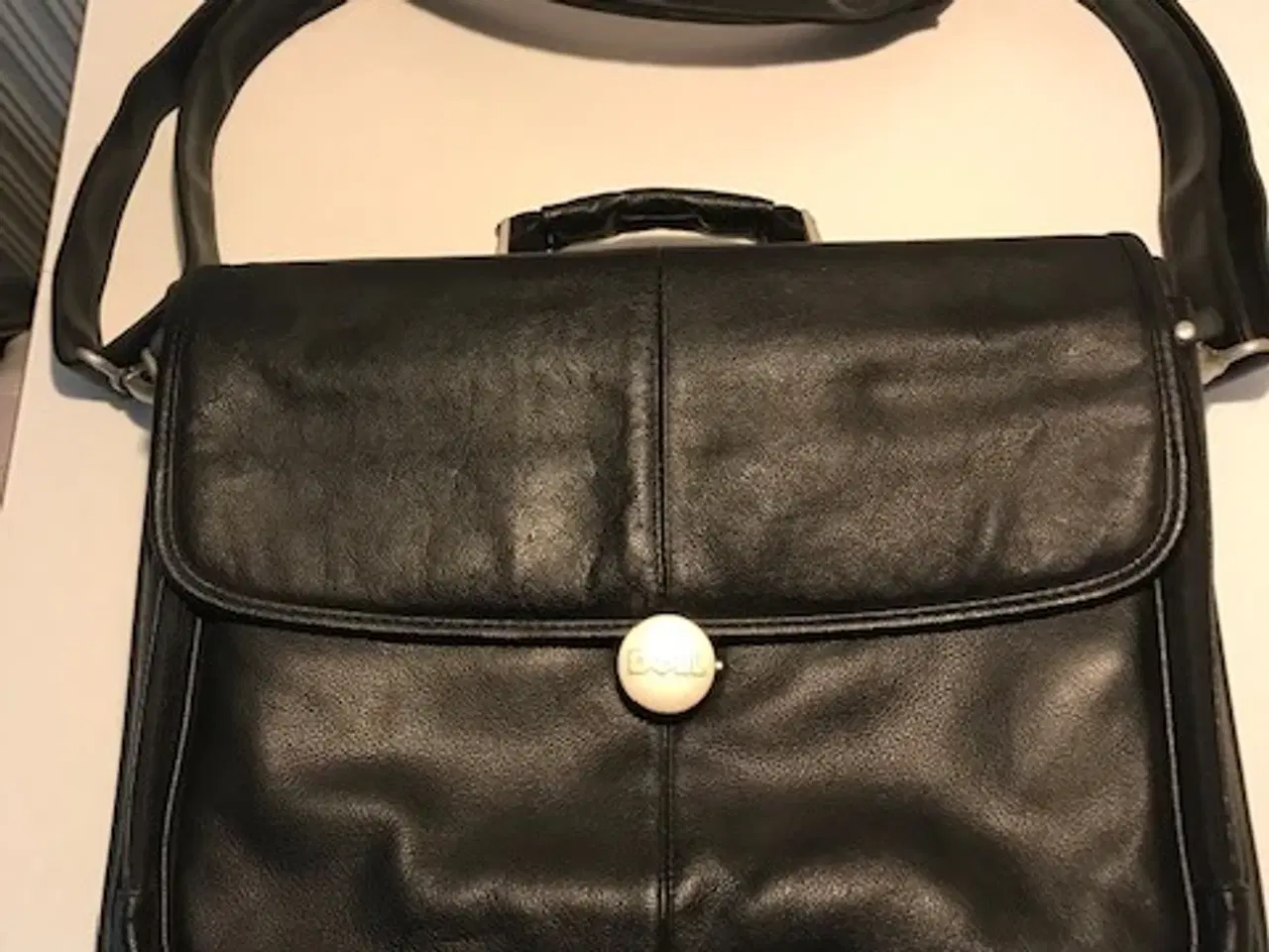 Billede 1 - Luksus computertaske i ægte læder