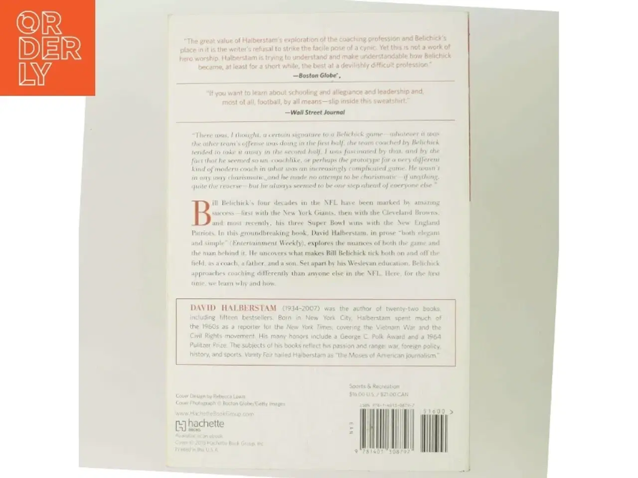 Billede 3 - The Education of a Coach af David Halberstam (Bog) Bill Belicheck biografi