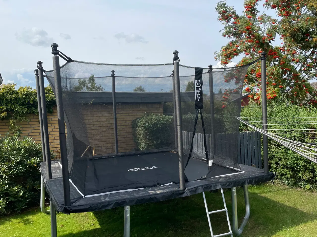 Billede 1 - Trampolin 336 x 336 incl. sikkerhedsnet og stige