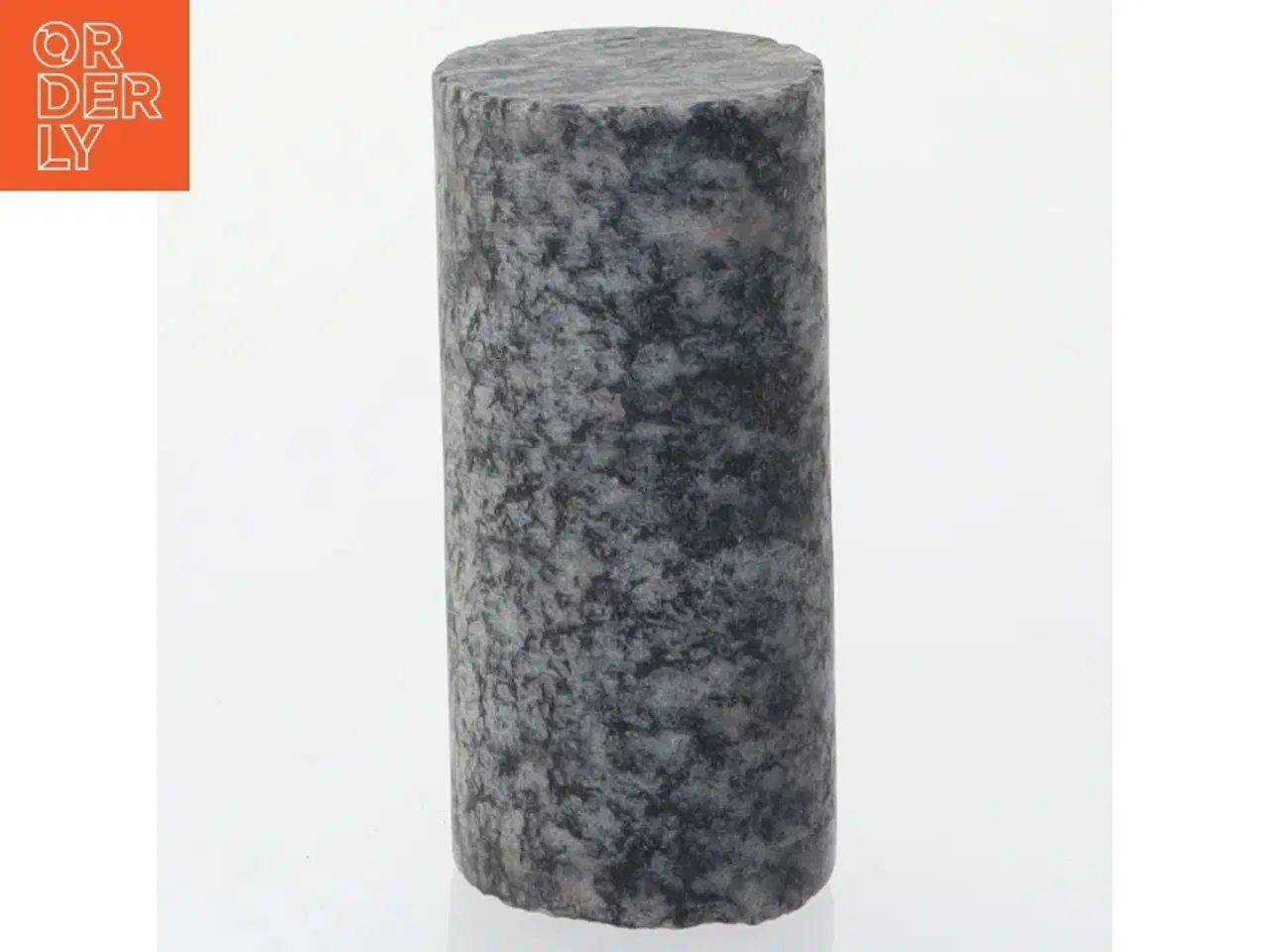 Billede 2 - Marmor lysestage (str. 7 og en halv x 3 og en halv cm)