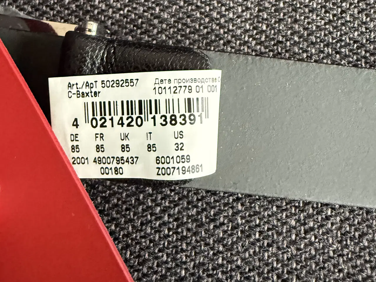 Billede 2 - Hugo Boss Bælte sort