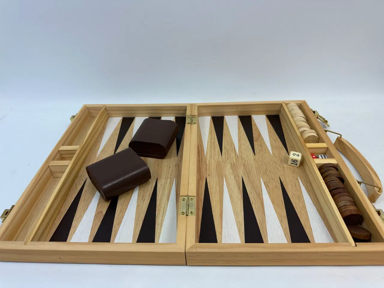 Billede 3 - Backgammon i trækasse