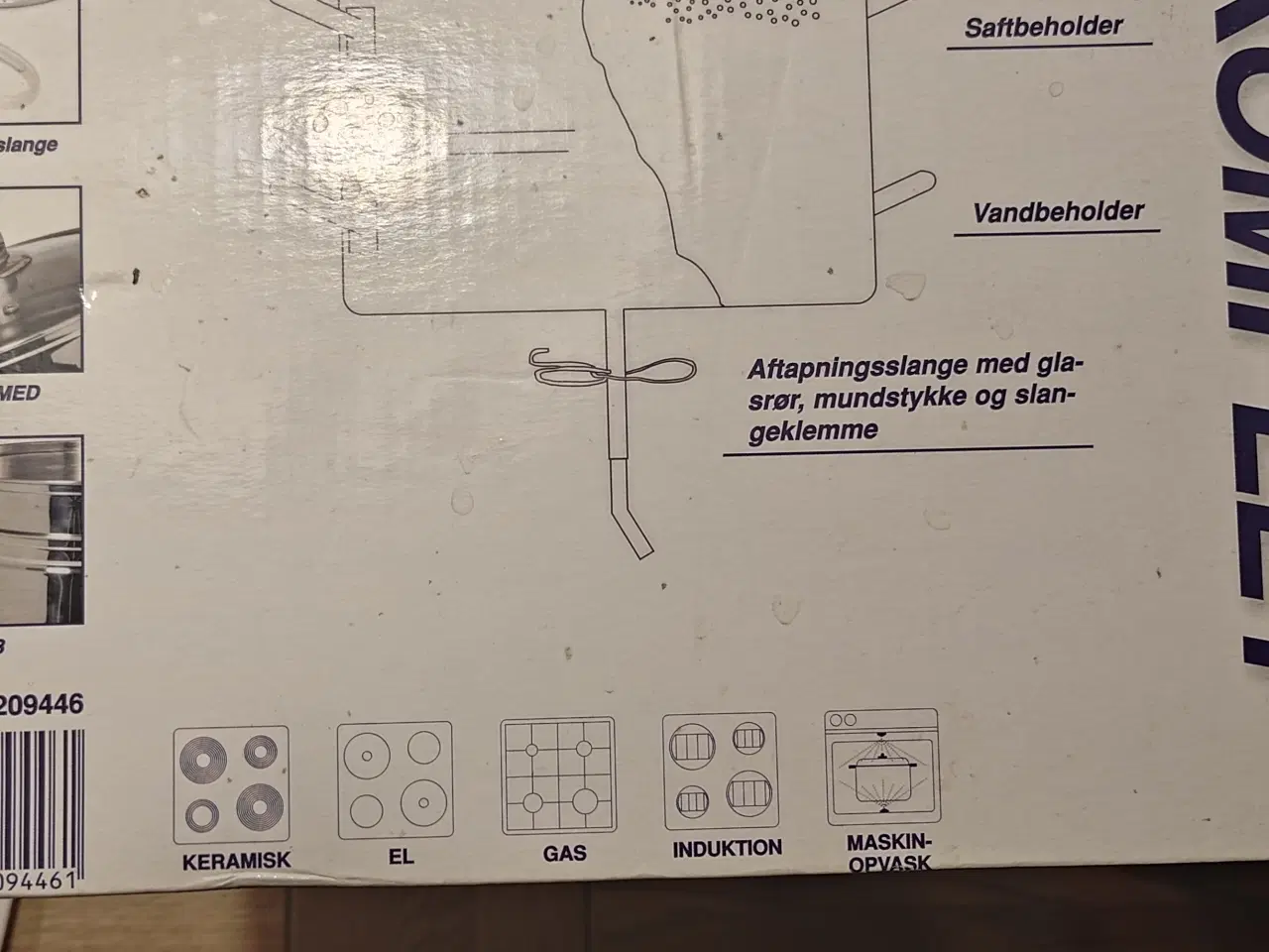 Billede 1 - Saftkoger 8 L med patentflasker