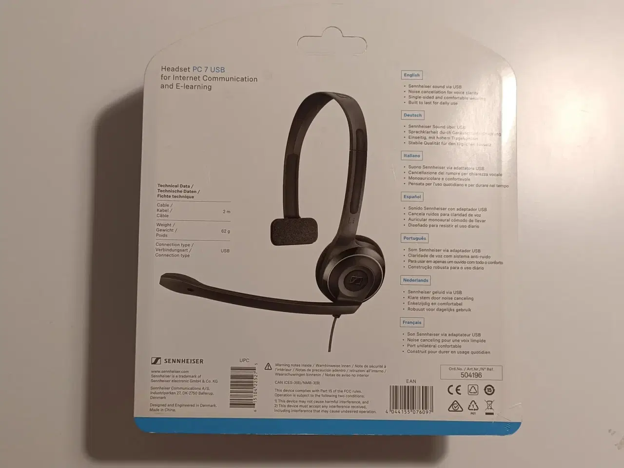 Billede 2 - Sennheiser PC 7 Headset