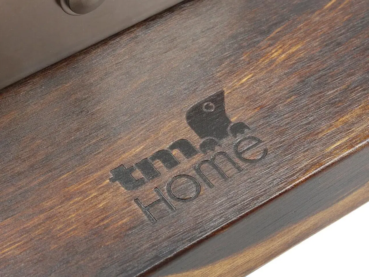 Billede 4 - Skinkeholder i træ TM Home - roterende, mørkebrun