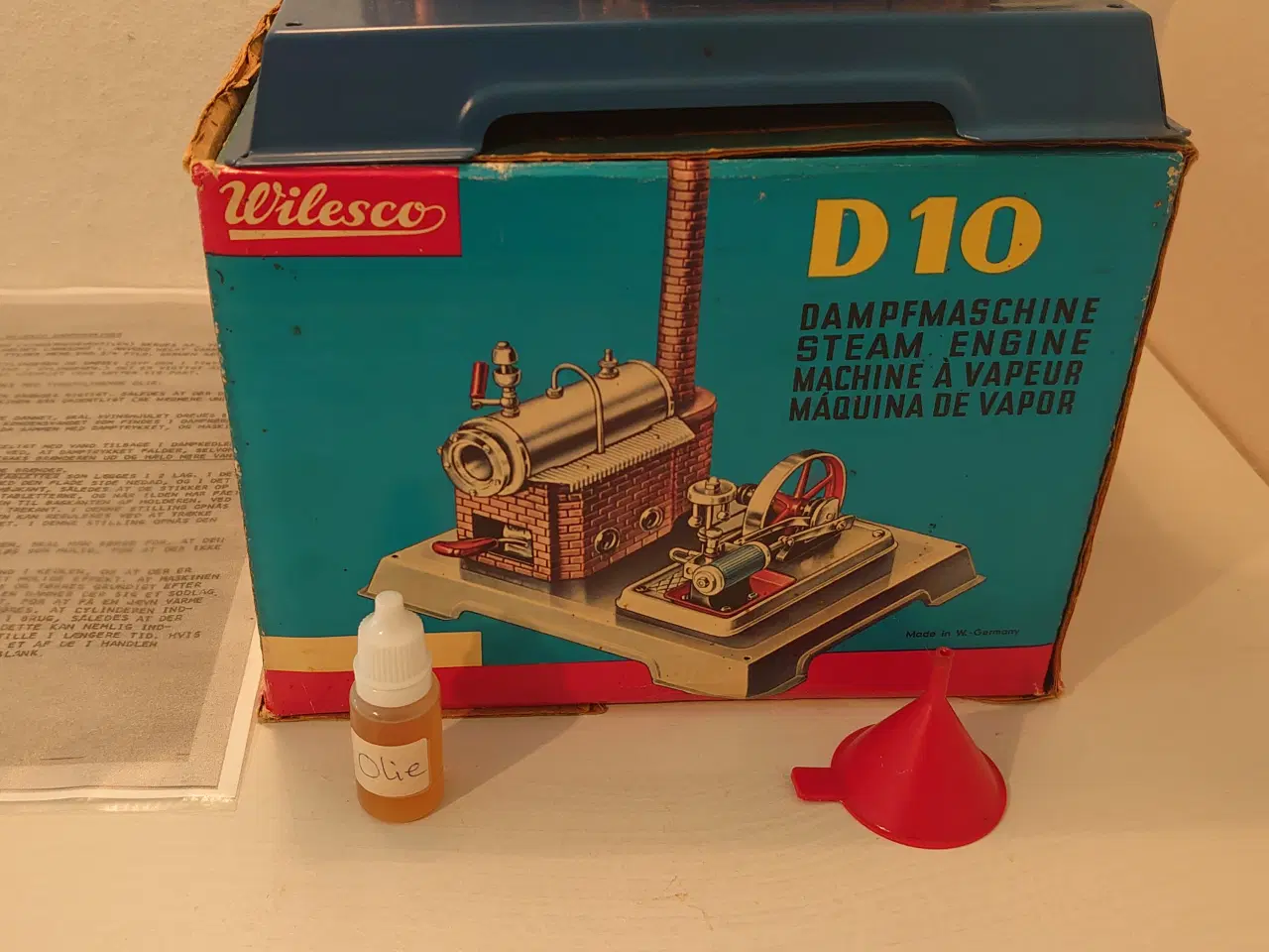 Billede 6 - Wilesco dampmaskine D10 incl. kasse mm.