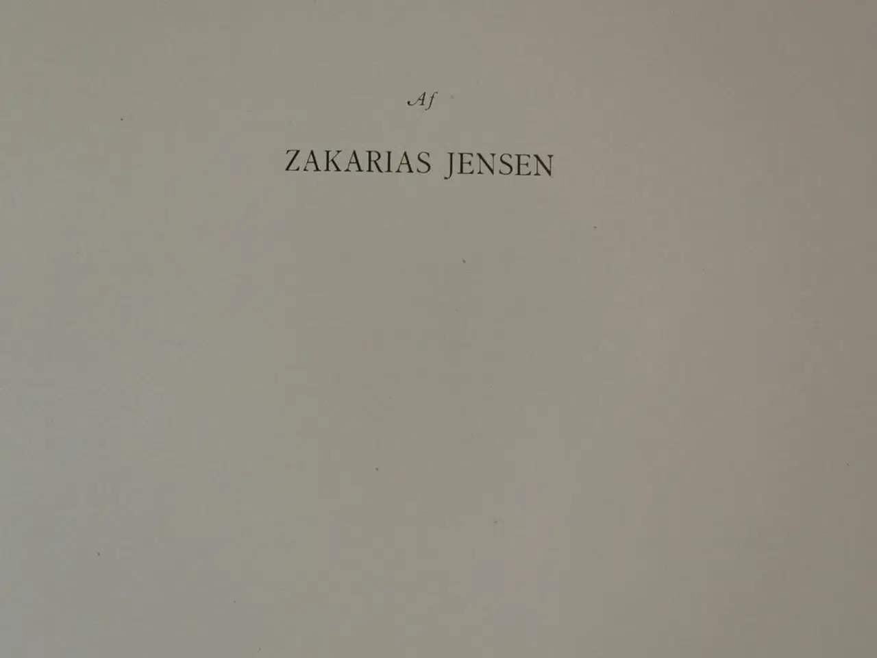 Billede 2 - den ukendte kai nielsen, af zakarias jensen, emne: