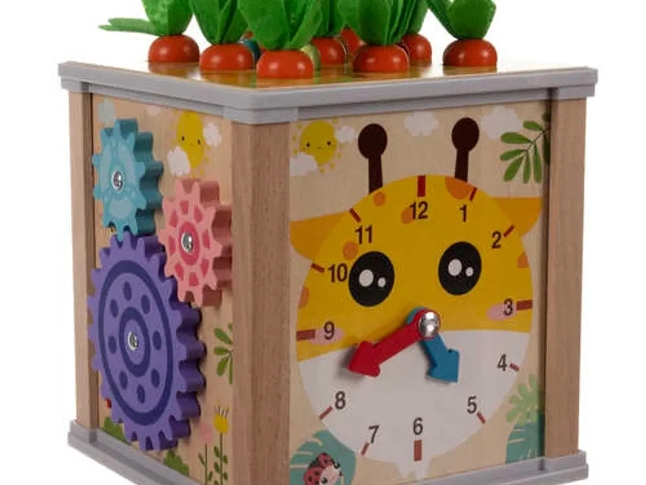 Billede 4 - Trælegetøjskasse med xylofon, former og dyr