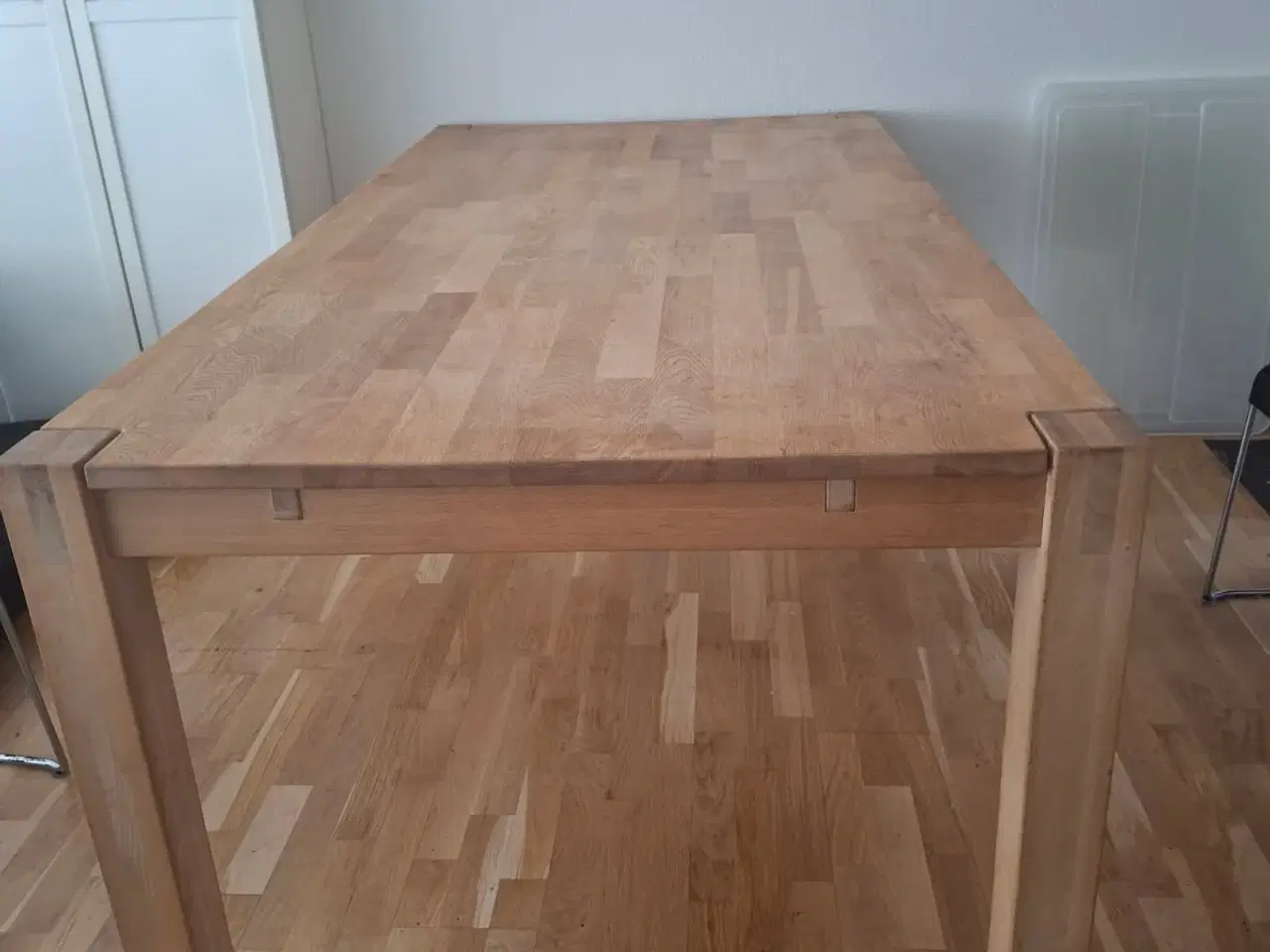 Billede 2 - Spisebord eg med tillægs plader