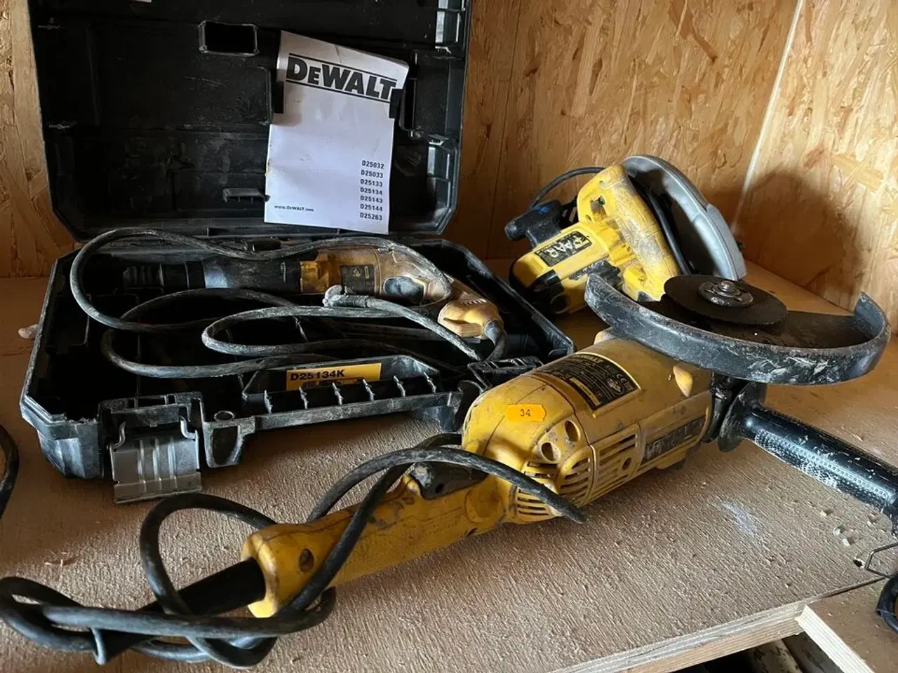 Billede 1 - Vinkelsliber, Borehammer, Rundsav DEWALT