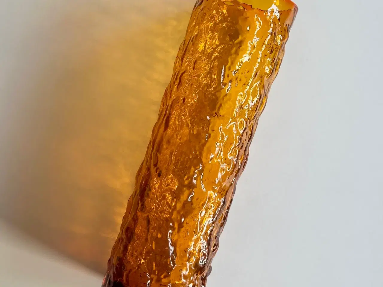 Billede 2 - Orange glasvase