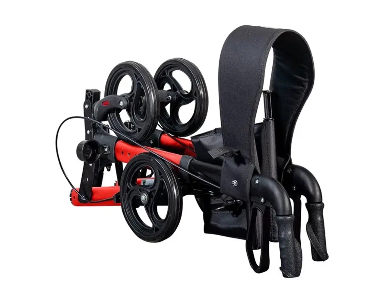 Billede 5 - Lindebjerg Rollator HF 150 - Metal rød