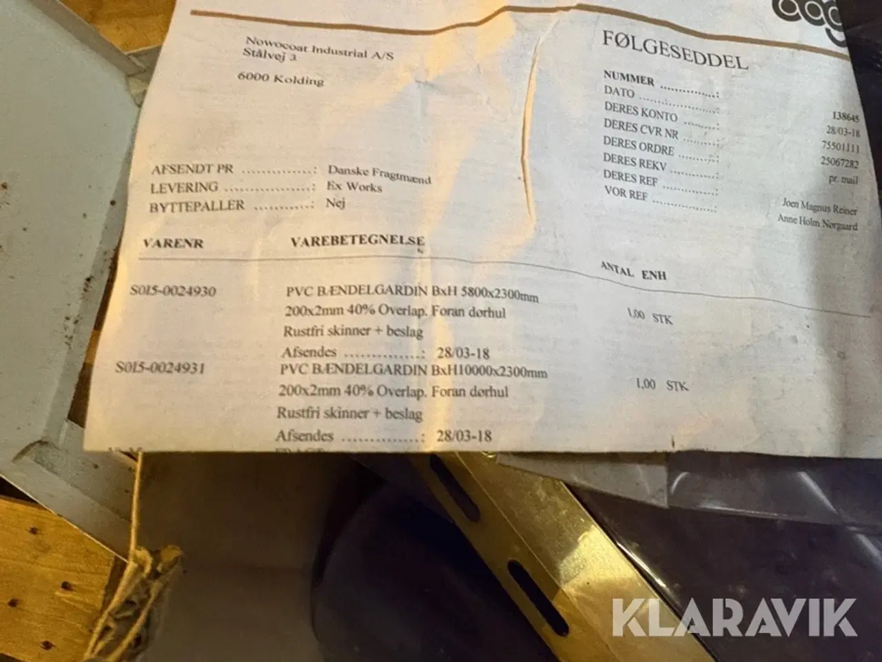 Billede 7 - Samlet lot - udsugningsrør, pvc gardin og vvs fittings