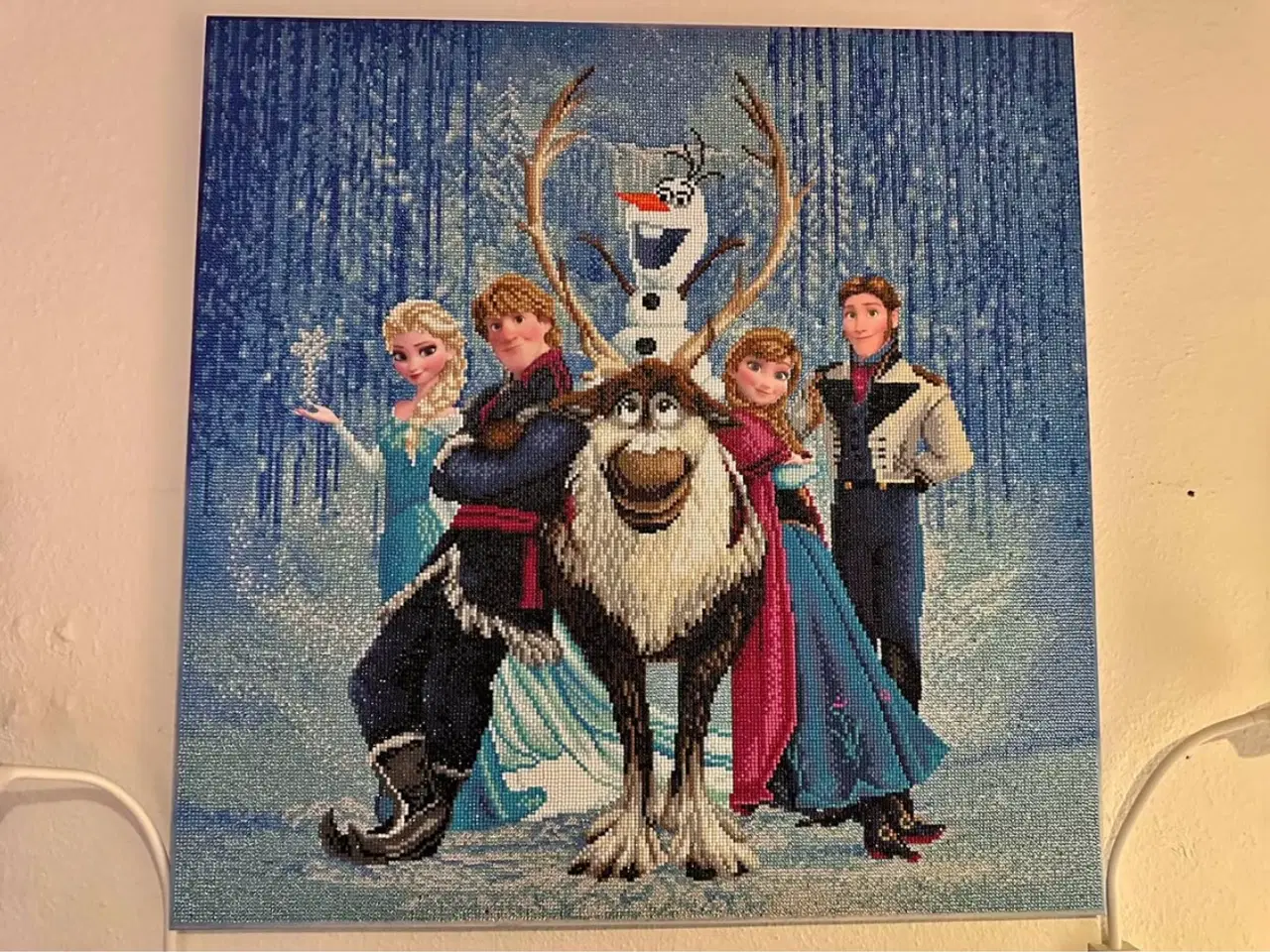 Billede 1 - Anna og Elsa diamant painting billed sælges