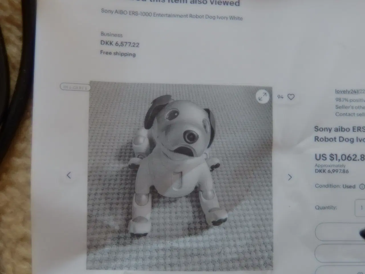 Billede 3 - aibo robot hund