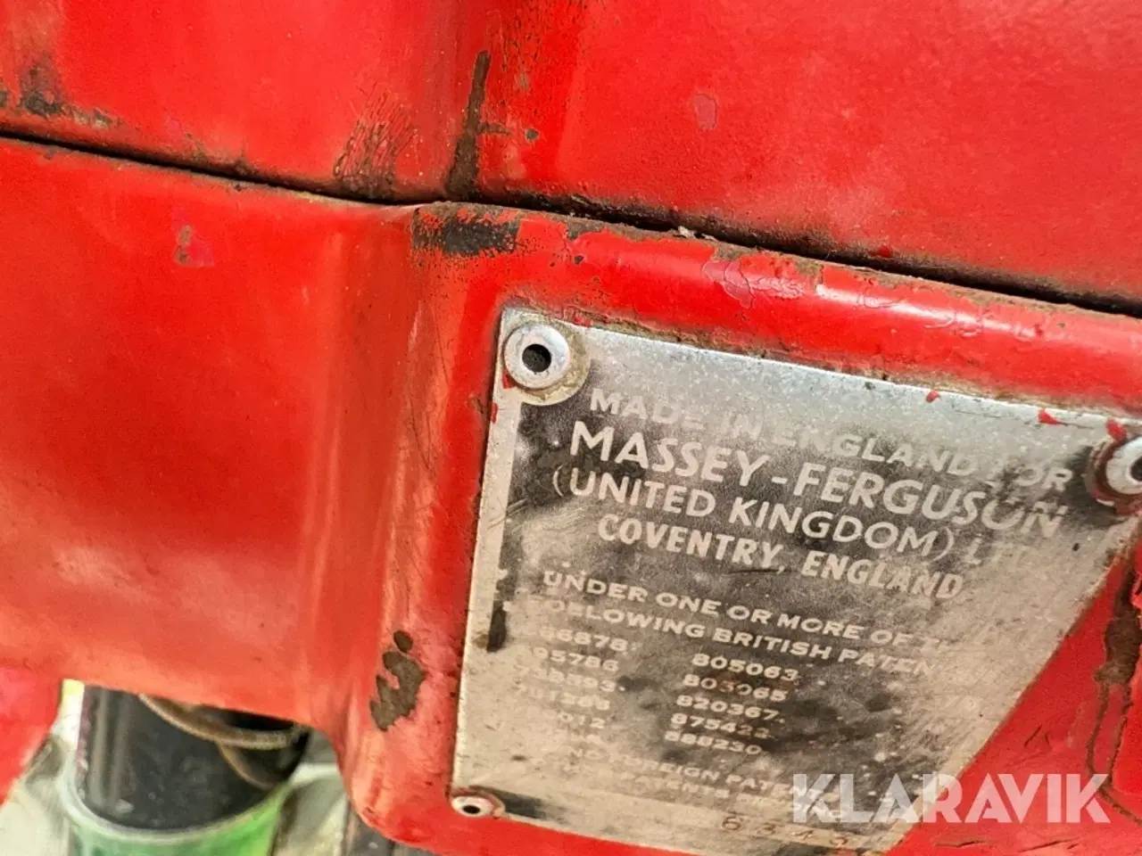 Billede 7 - Veterantraktor Massey Ferguson 135