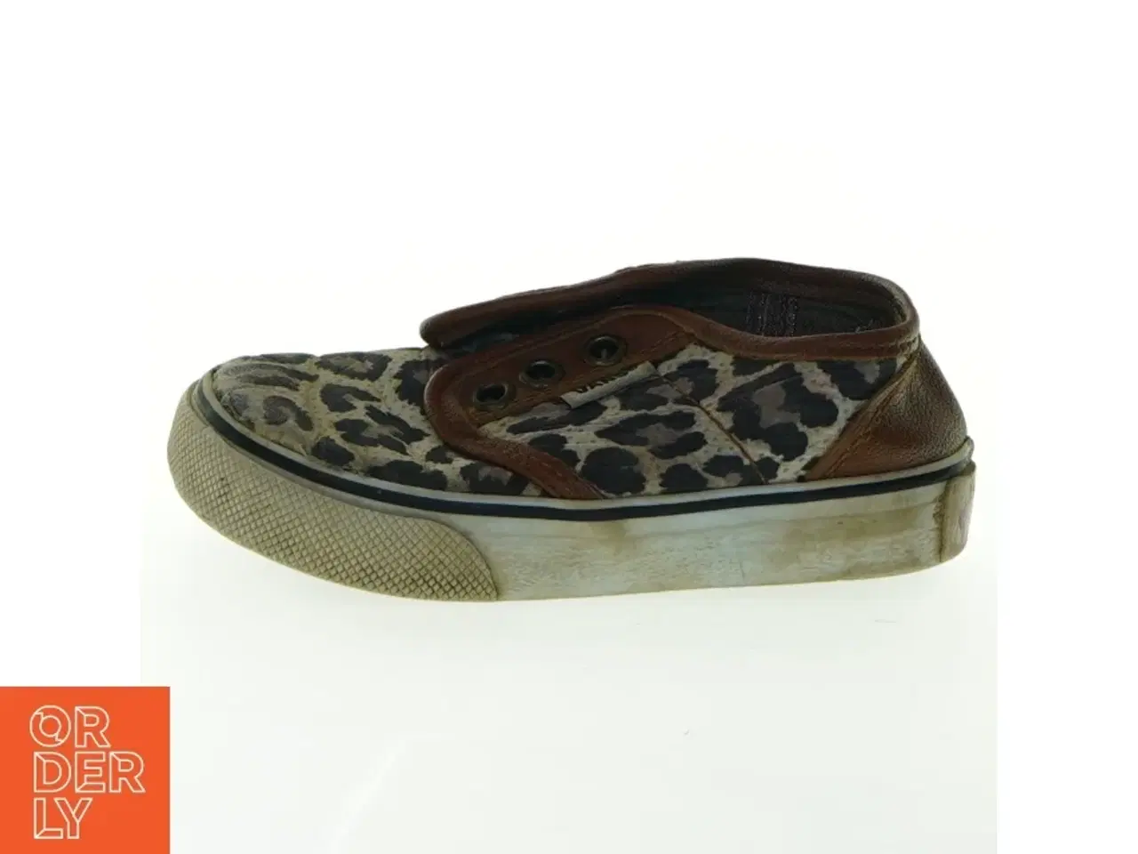 Billede 1 - Leopardmønstrede slip-on sneakers fra Vans (str. 22)