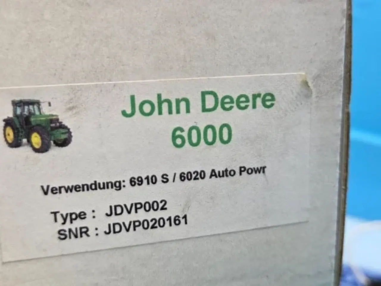 Billede 6 - John Deere 6000 Brændestofpumpe Optimering 