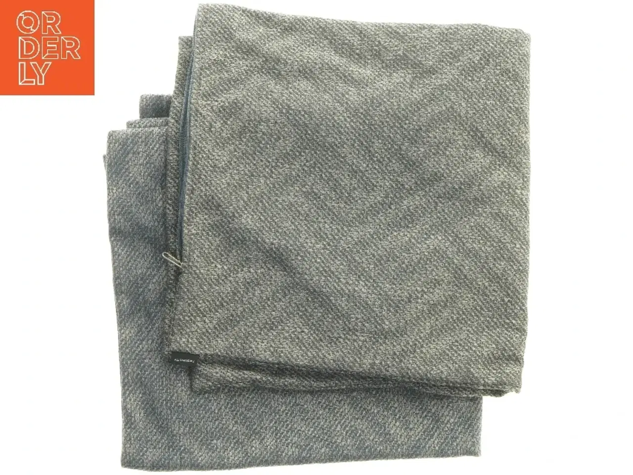 Billede 1 - Sæt af to blågrå pudebetræk, ubrugte fra Pagunette (str. 2 styk, 60x58 cm)