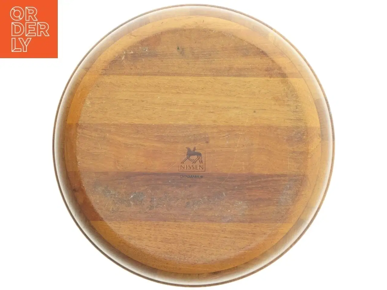 Billede 3 - Træskål fra Nissen Denmark fra Nissen Denmark (str. Ø 27,5 cm længde 12,5 cm)