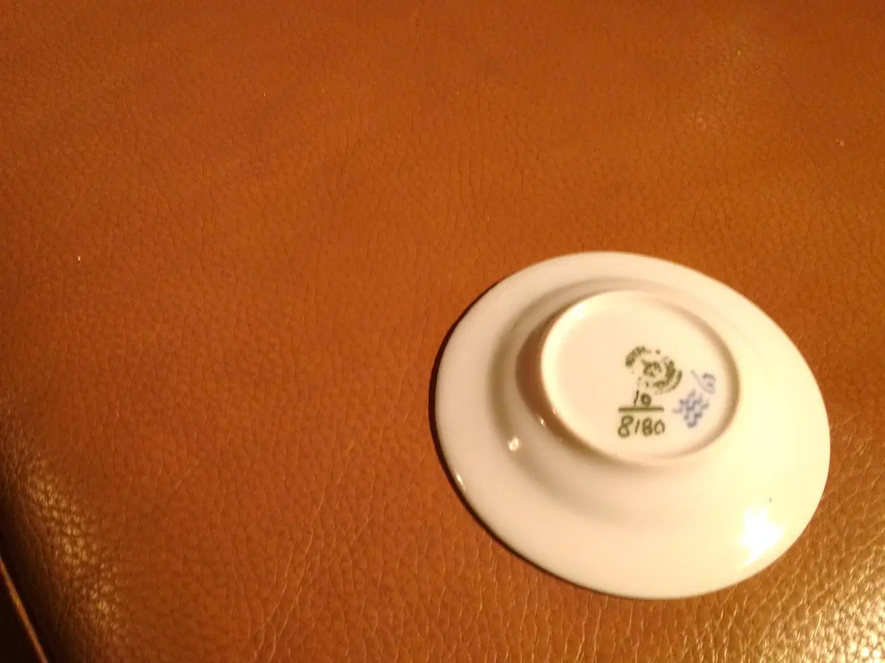 Billede 2 - Blå Blomst asiet med flettet kant