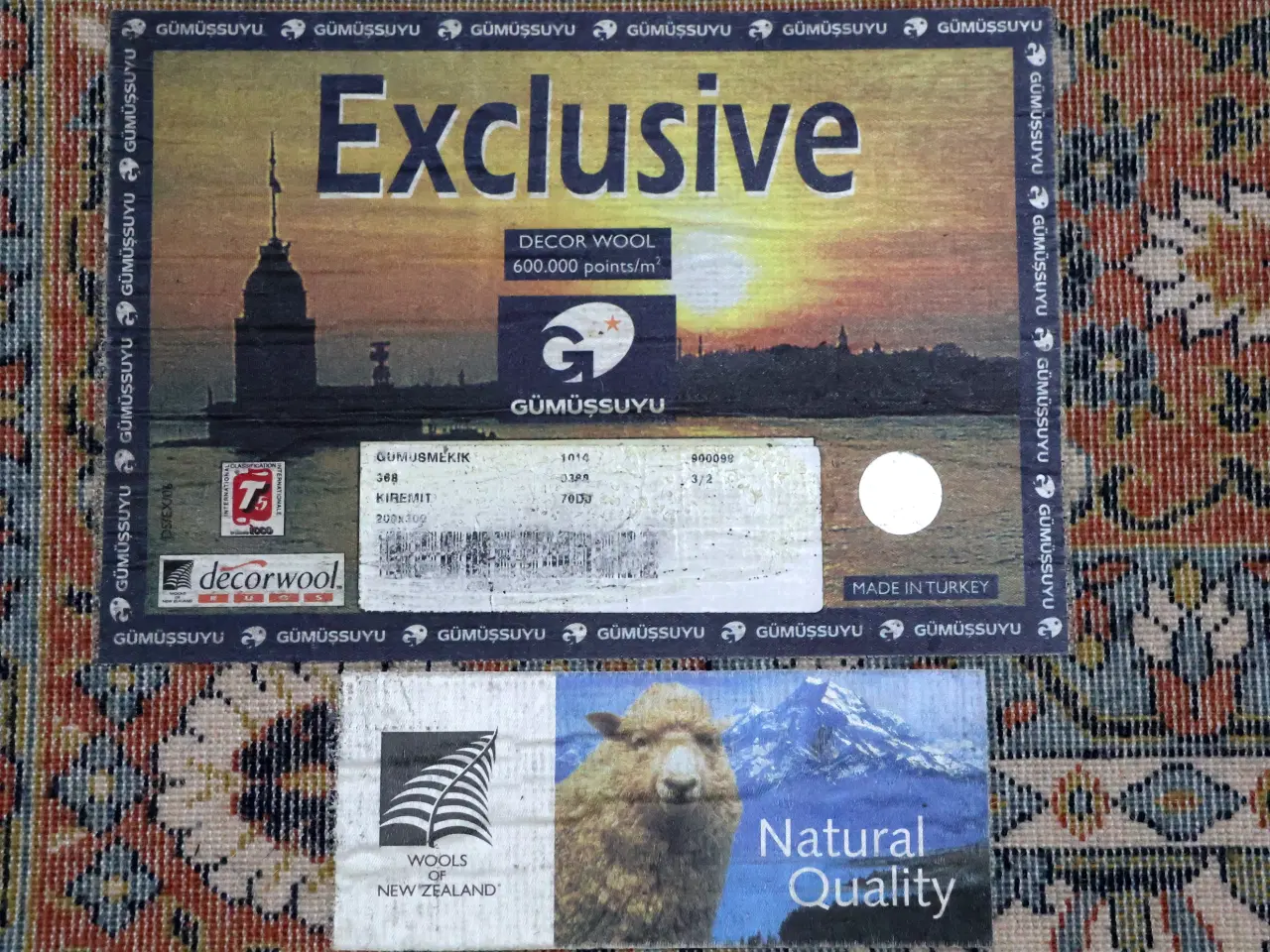 Billede 5 - Ægte tæppe mål ca 300*200cm, brugsspor, slid og pl