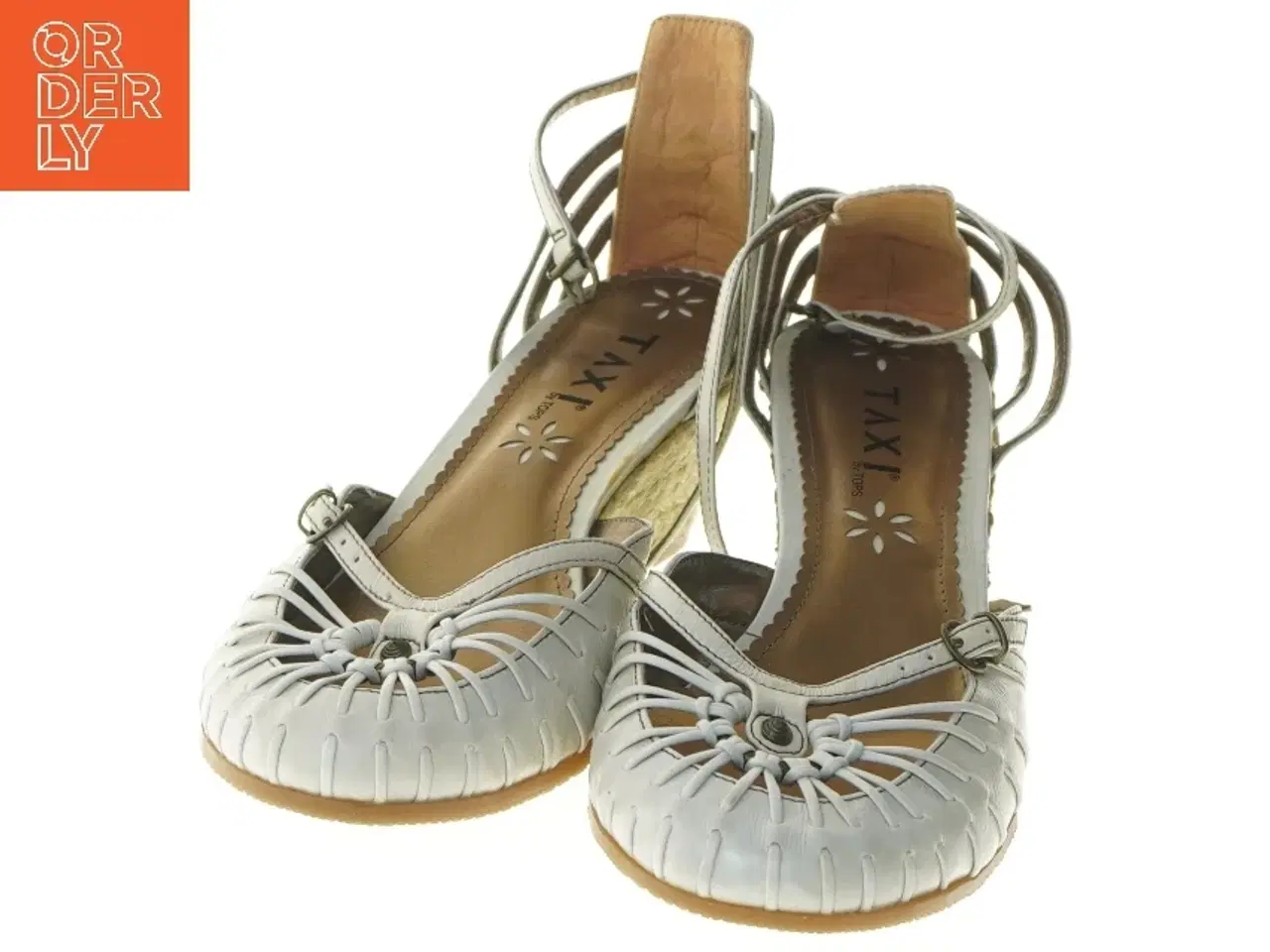 Billede 5 - Hvide kilehælsandaler, str. 40 fra TAXI by TOPS (str. 40 )