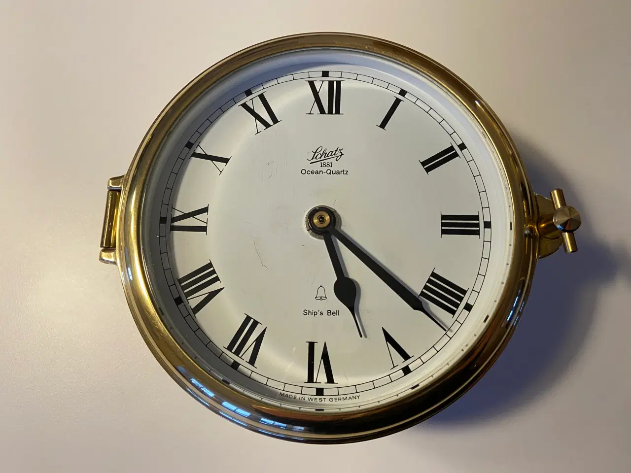 Billede 1 - Shatz Royal Mariner skibsur i messing