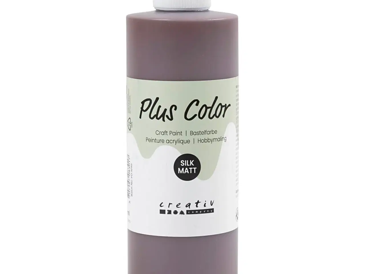 Billede 1 - Plus Color Hobbymaling Chokolade 250ml - Silkemat Finish