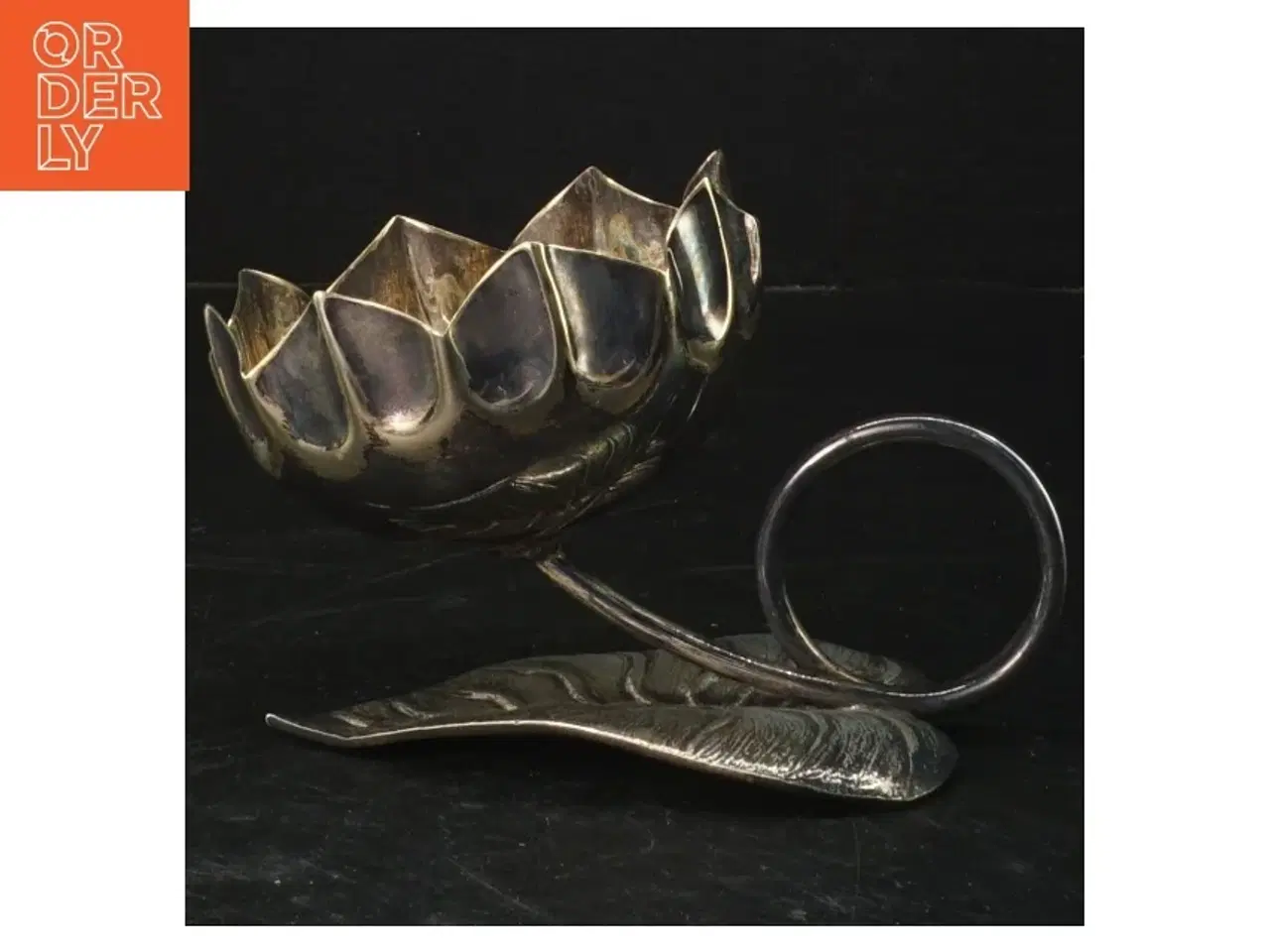 Billede 1 - Metallysestage blomstform (str. 11,5 cm)