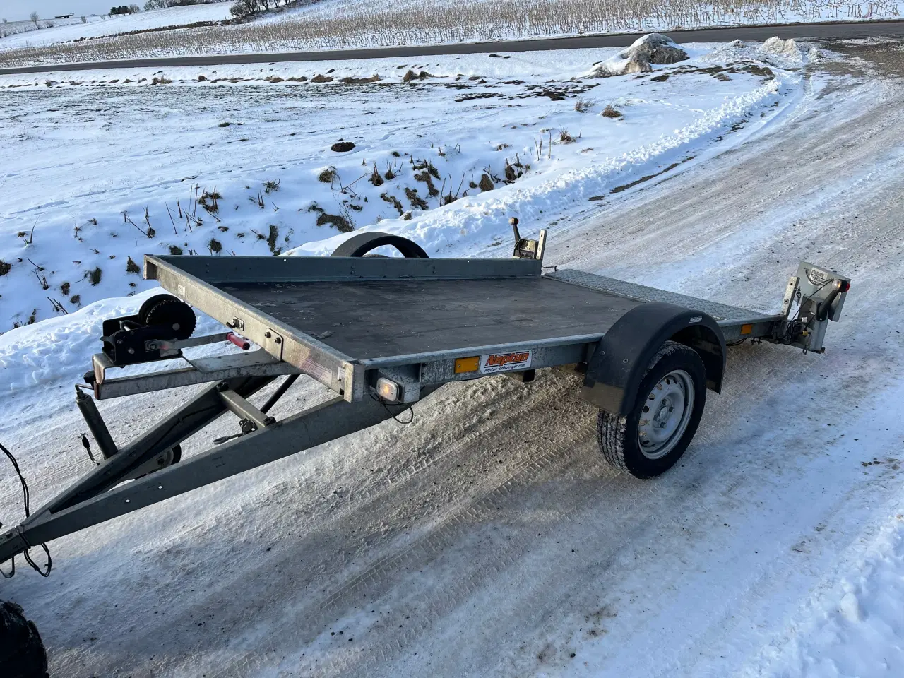 Billede 7 - Maskintrailer med tip og spil