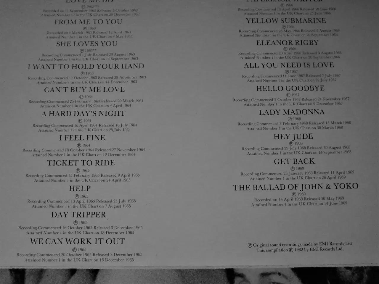 Billede 11 - BEATLES - Lennon, McCartney, Ringo Albummer