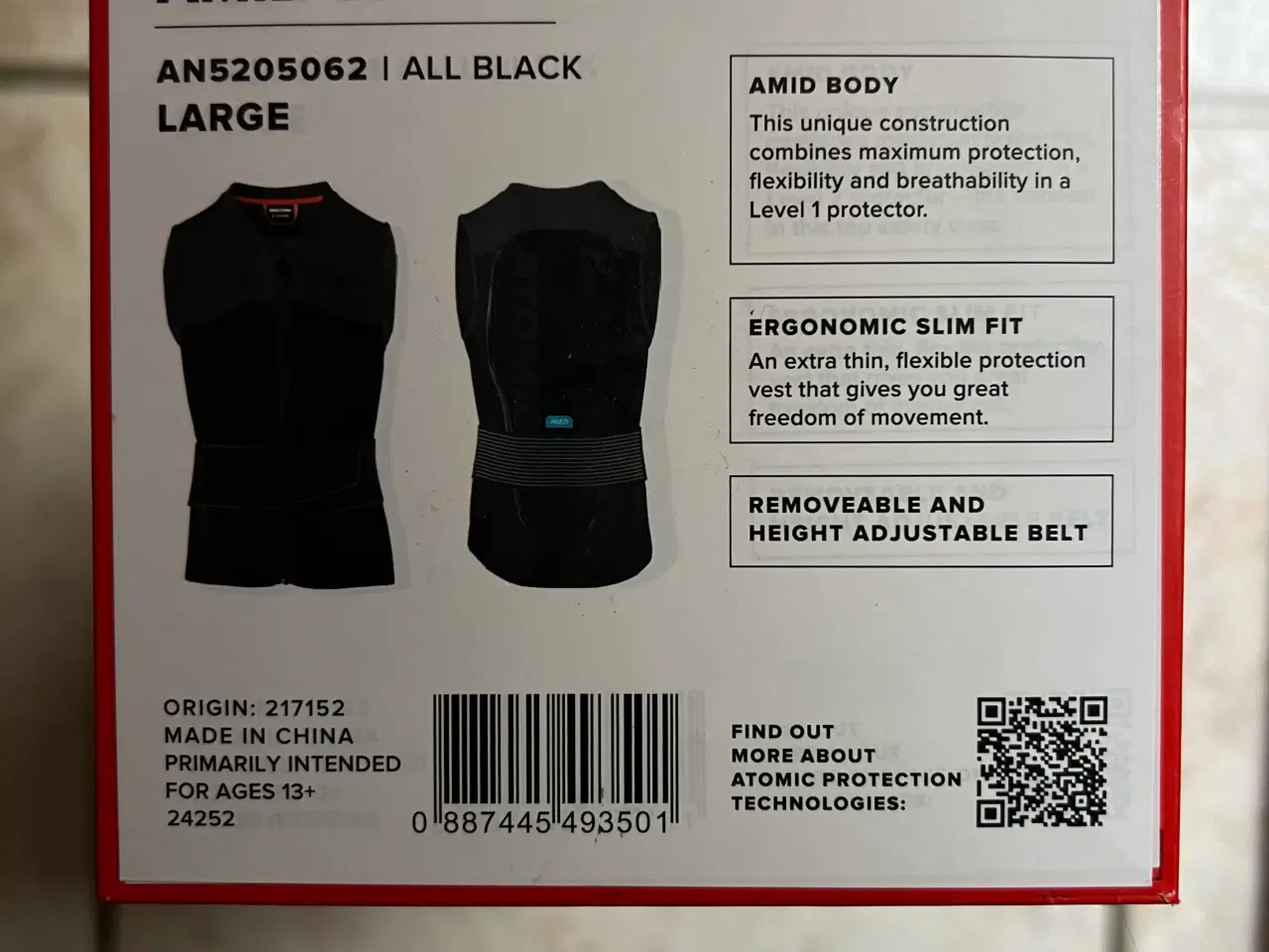 Billede 1 - Atomic vest