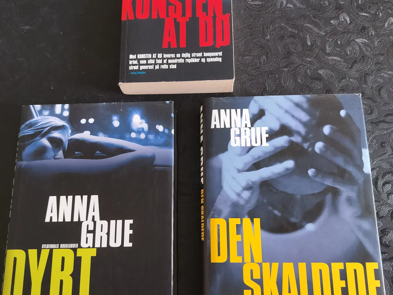 Billede 1 - 5 bøger om den skaldede detektiv af Anna Grue