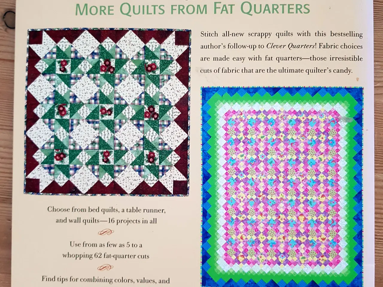 Billede 3 - Fat Quarters som udgangspunkt - patchworkbøger