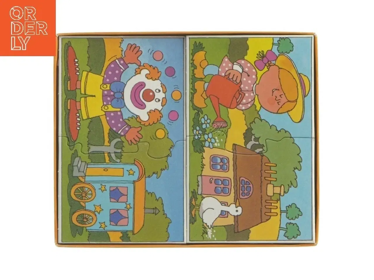 Billede 3 - Hvem Bor Hvor? Børnepuslespil fra Dan-Spil (str. 17x14 cm)