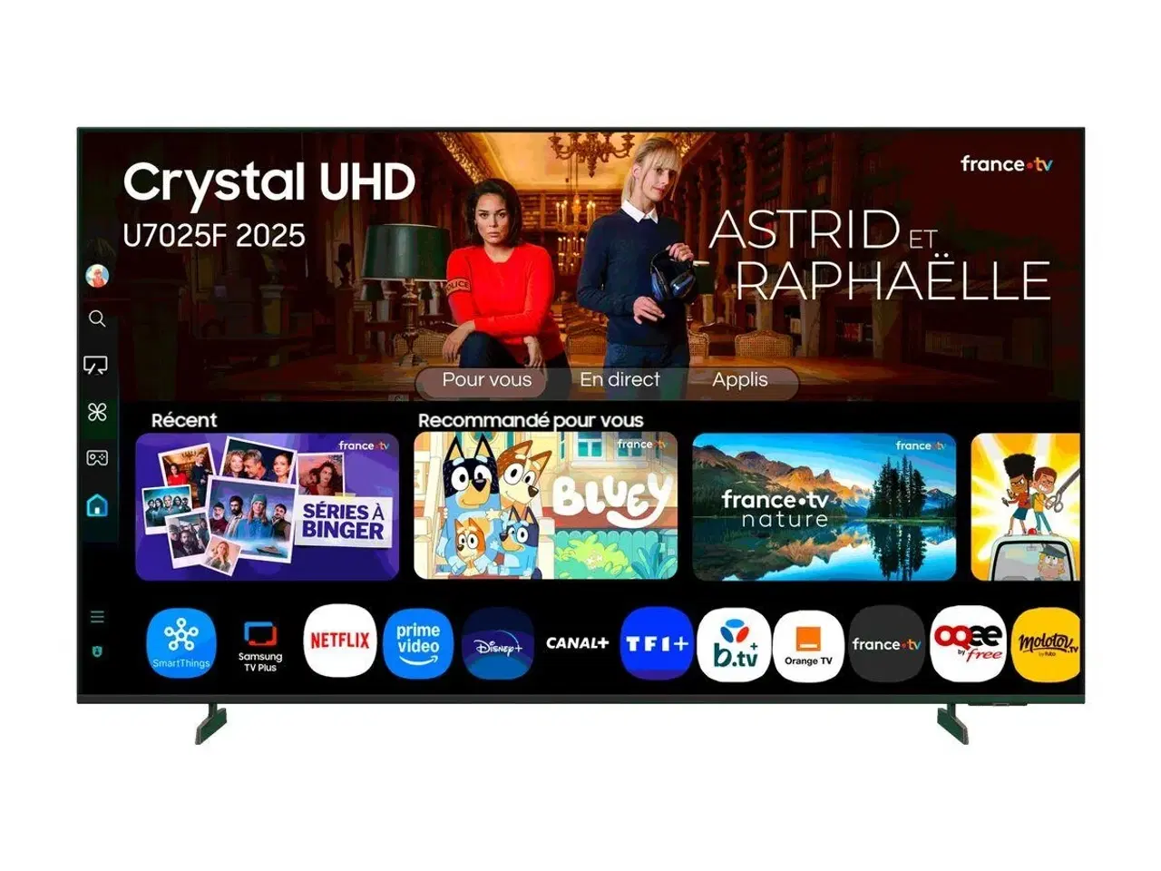 Billede 1 - Samsung TU65U7025 65" Crystal UHD 4K LED Smart TV (HDR)